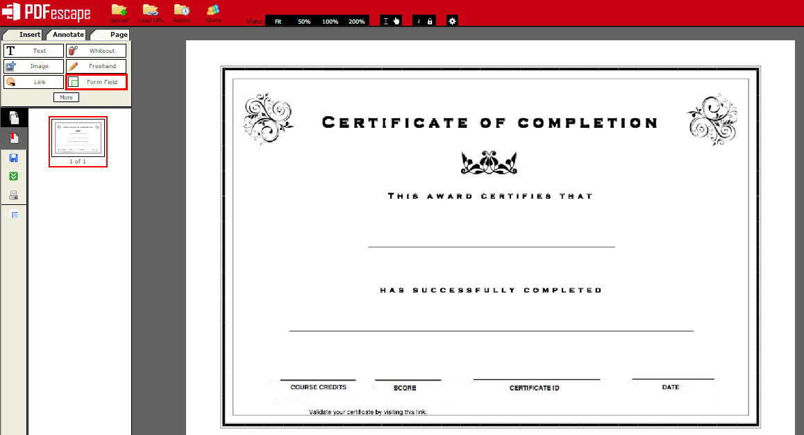 Create A Printable Certificate Template