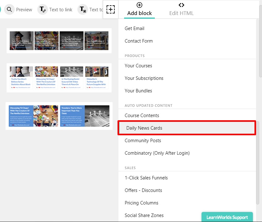 How To Customize Your Students Dashboard With The Learnworlds