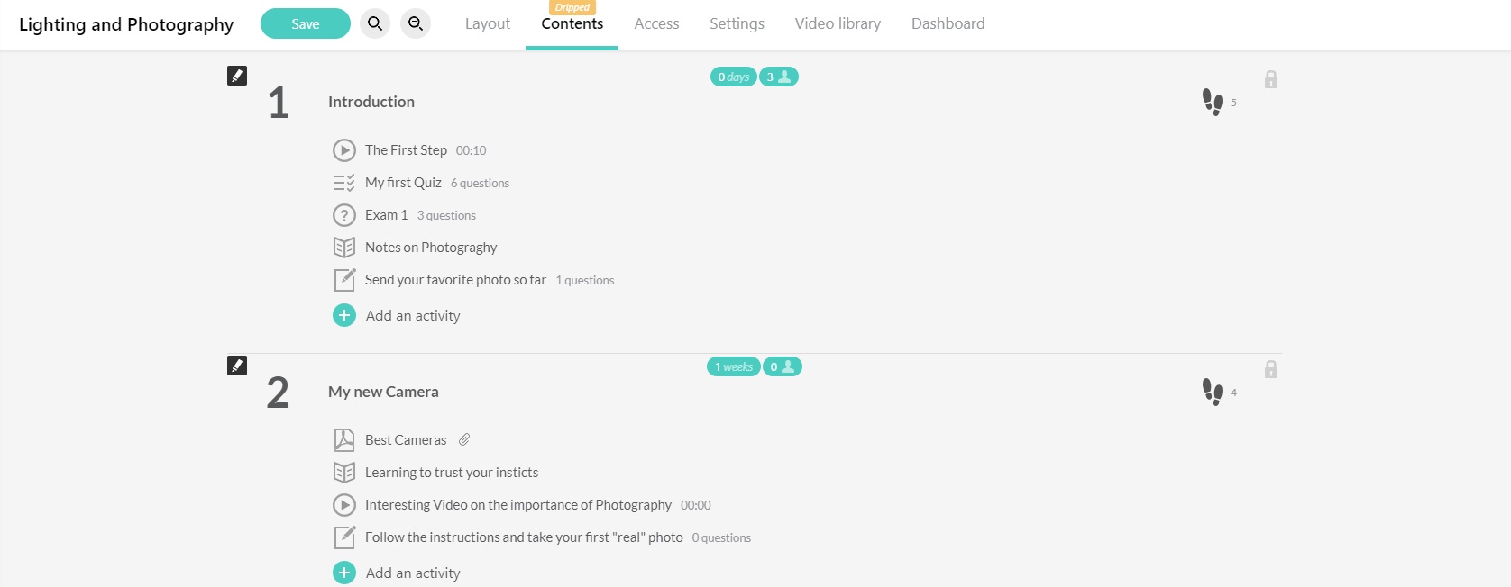 Drip Feed LearnWorlds Help Center