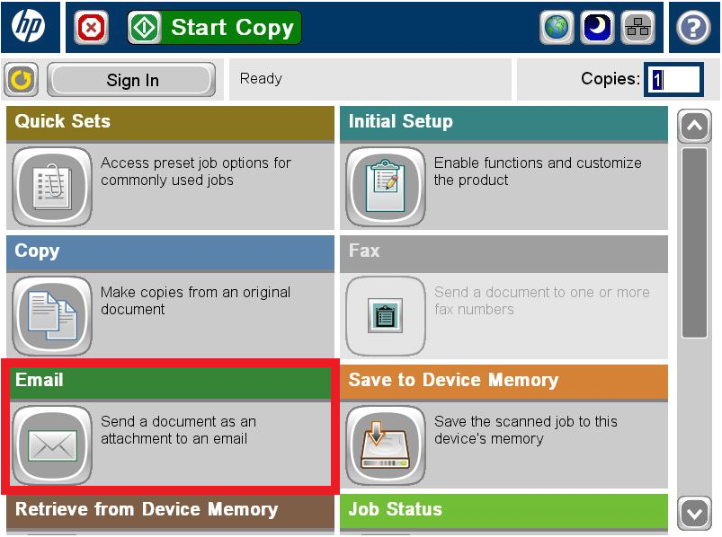 Scan to Email on New Printers Goodwill Industries of Michiana, Inc.