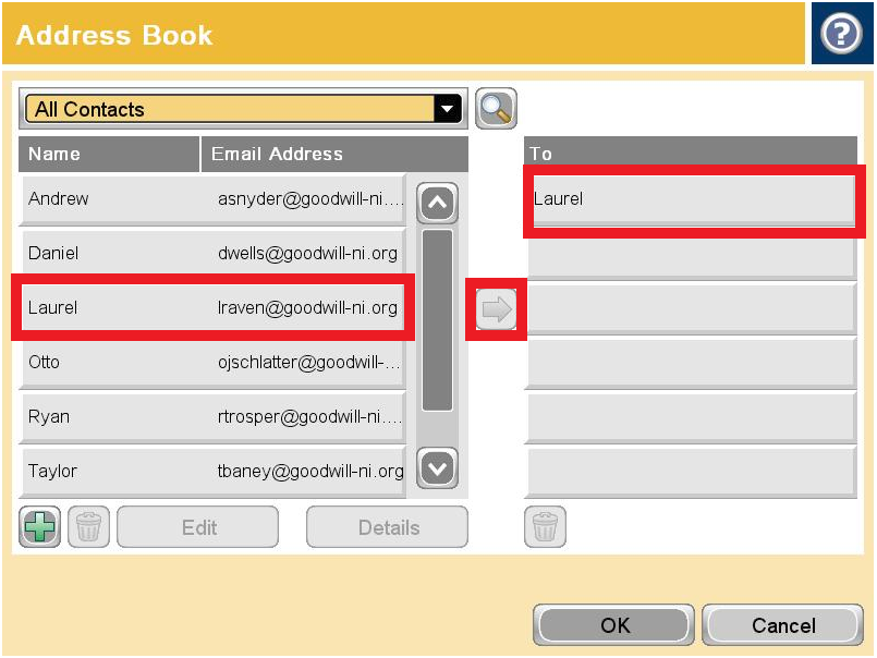 Scan to Email on New Printers Goodwill Industries of Michiana, Inc.