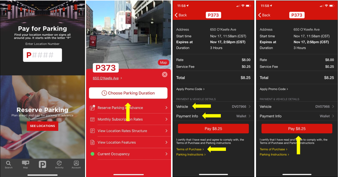 Purchase Session Premium Parking Support