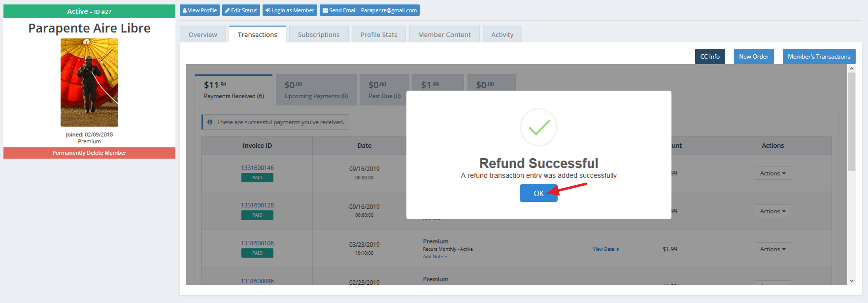 Brilliant Directories How Refunds work Brilliant Directories