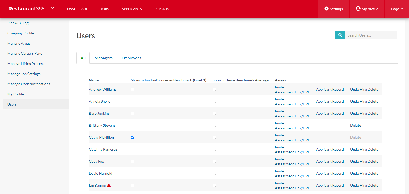 R365 Hire Add New Users Support Center