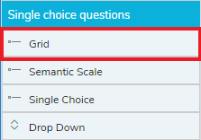 Insert a Grid question