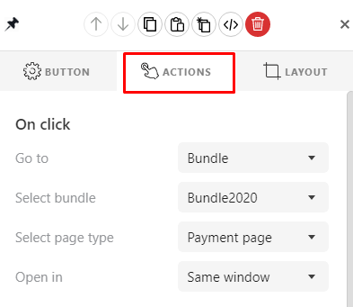 How to Use the On-click Actions : LearnWorlds Help Center