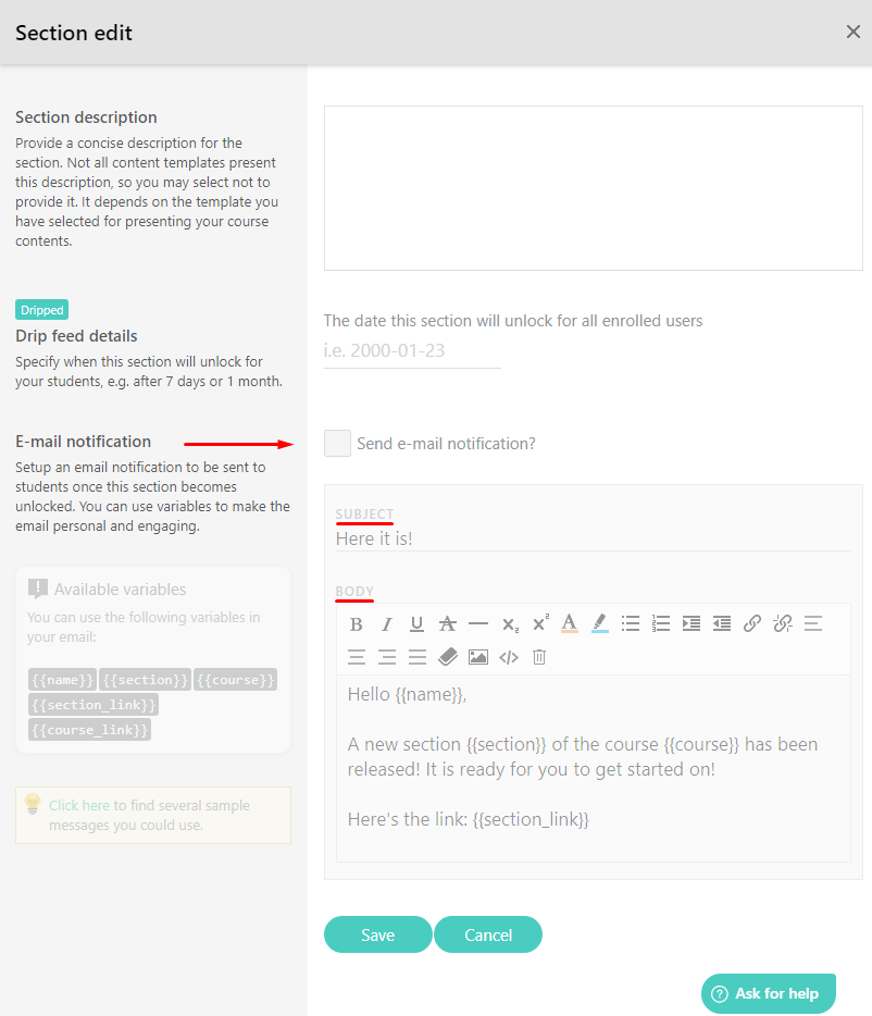 How to Copy-Paste, Import and Sync Sections and Learning Activities ...