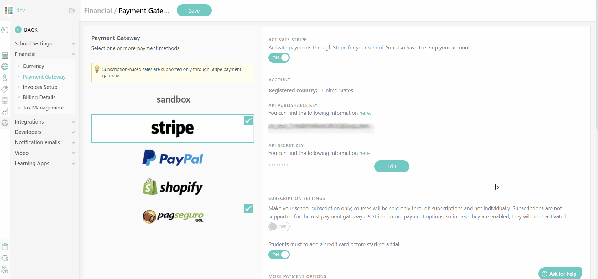 How to Accept Google Pay Payments through Stripe LearnWorlds Help Center