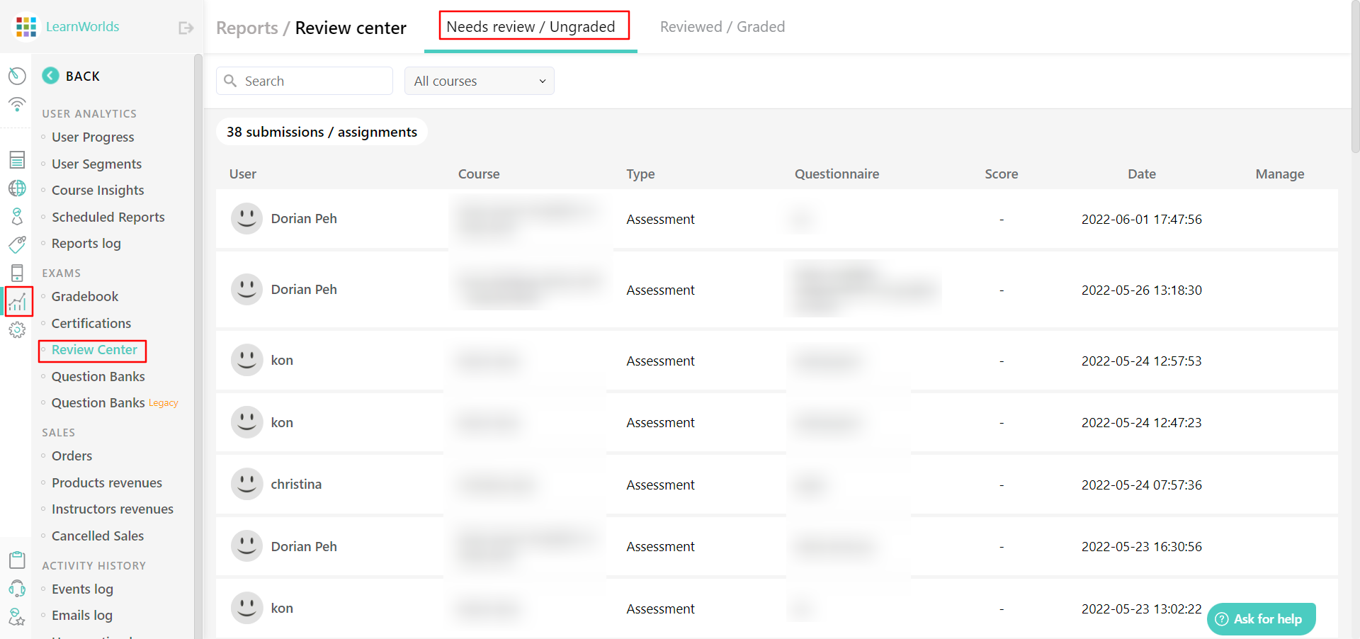 DELIVER AND GRADE YOUR ASSESSMENTS ANYWHERE visual data 6