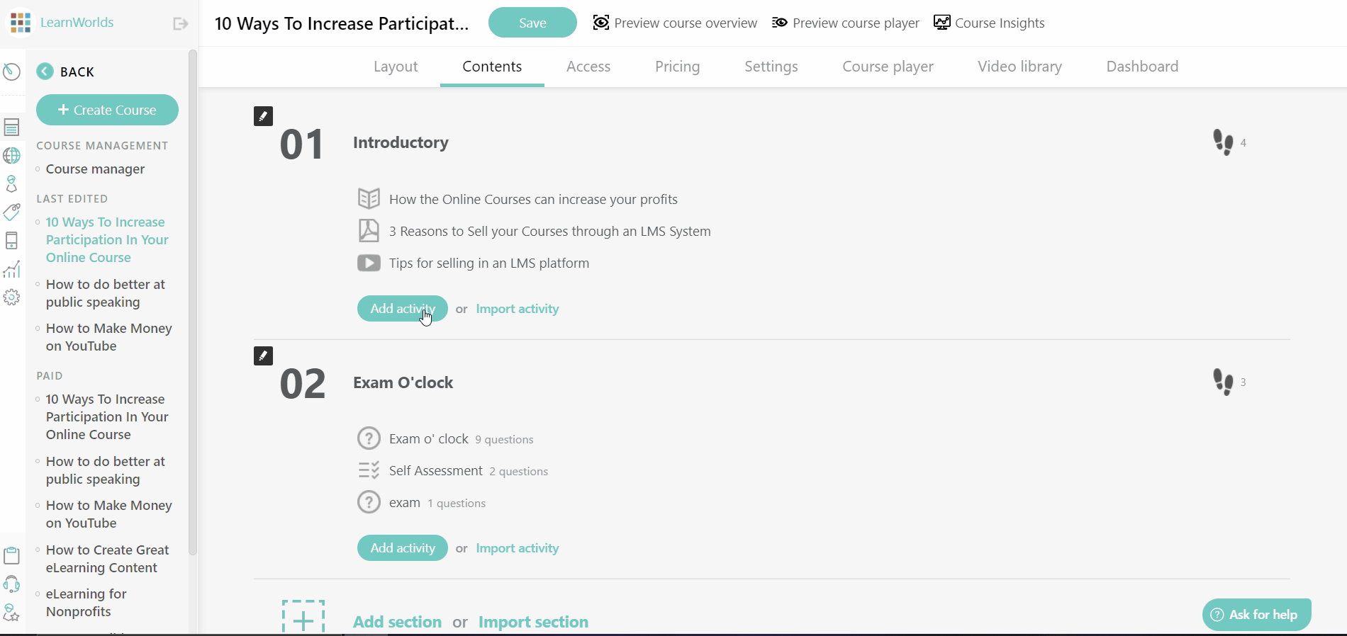 How to Create a PDF Learning Activity : LearnWorlds Help Center