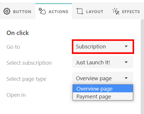 How to Use the On-click Actions : LearnWorlds Help Center