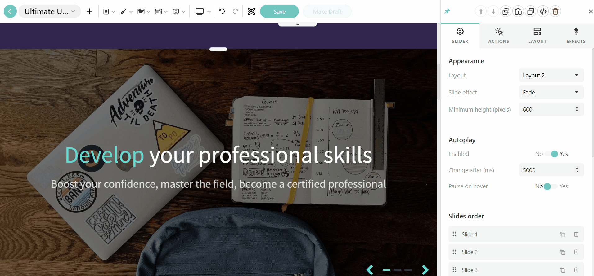How to Create Sliders in your School's Pages LearnWorlds Help Center