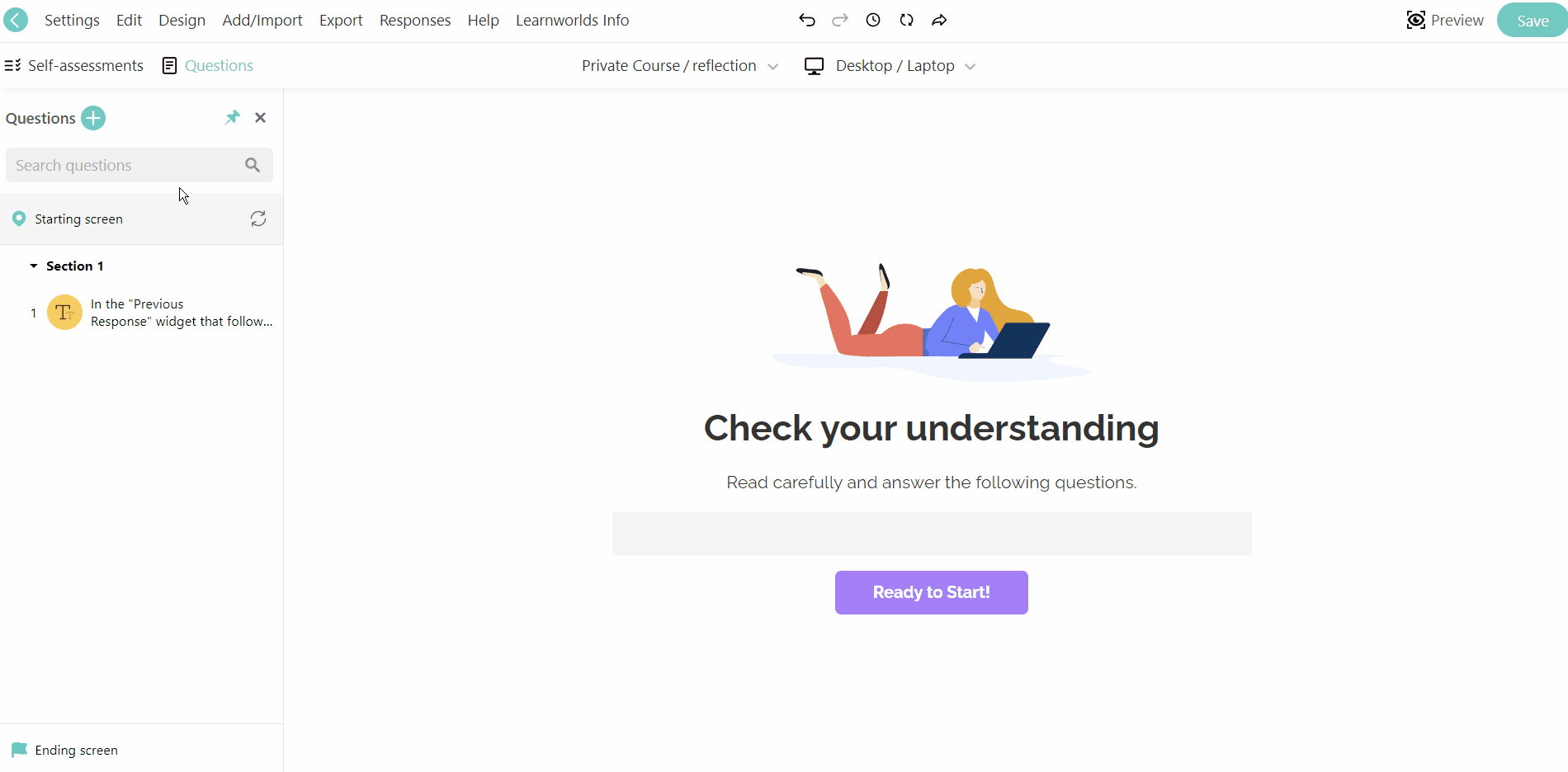 How To Add And Customize The Assessment Questions LearnWorlds Help Center