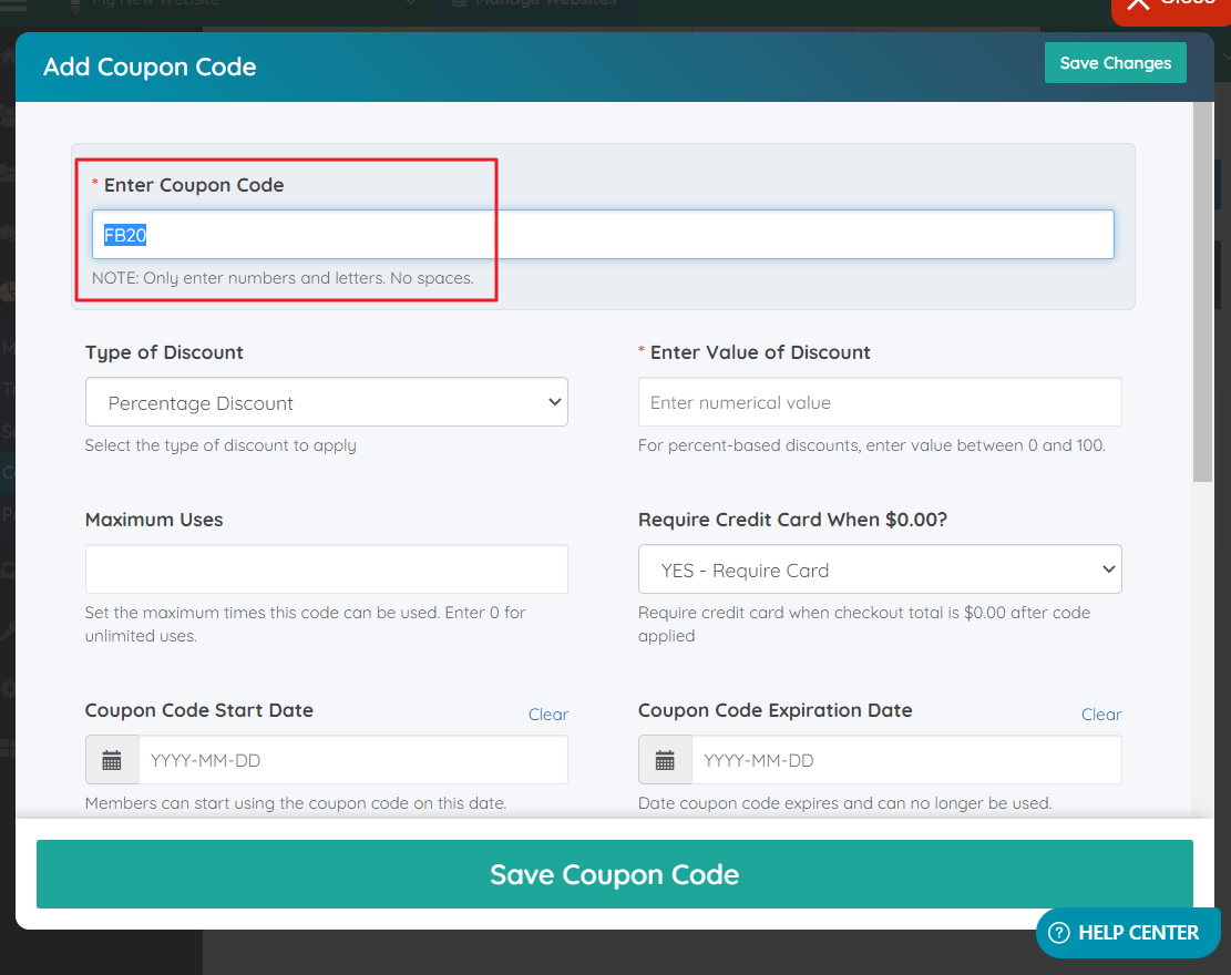 Easy Coupon Codes Brilliant Directories Documentation BD Support