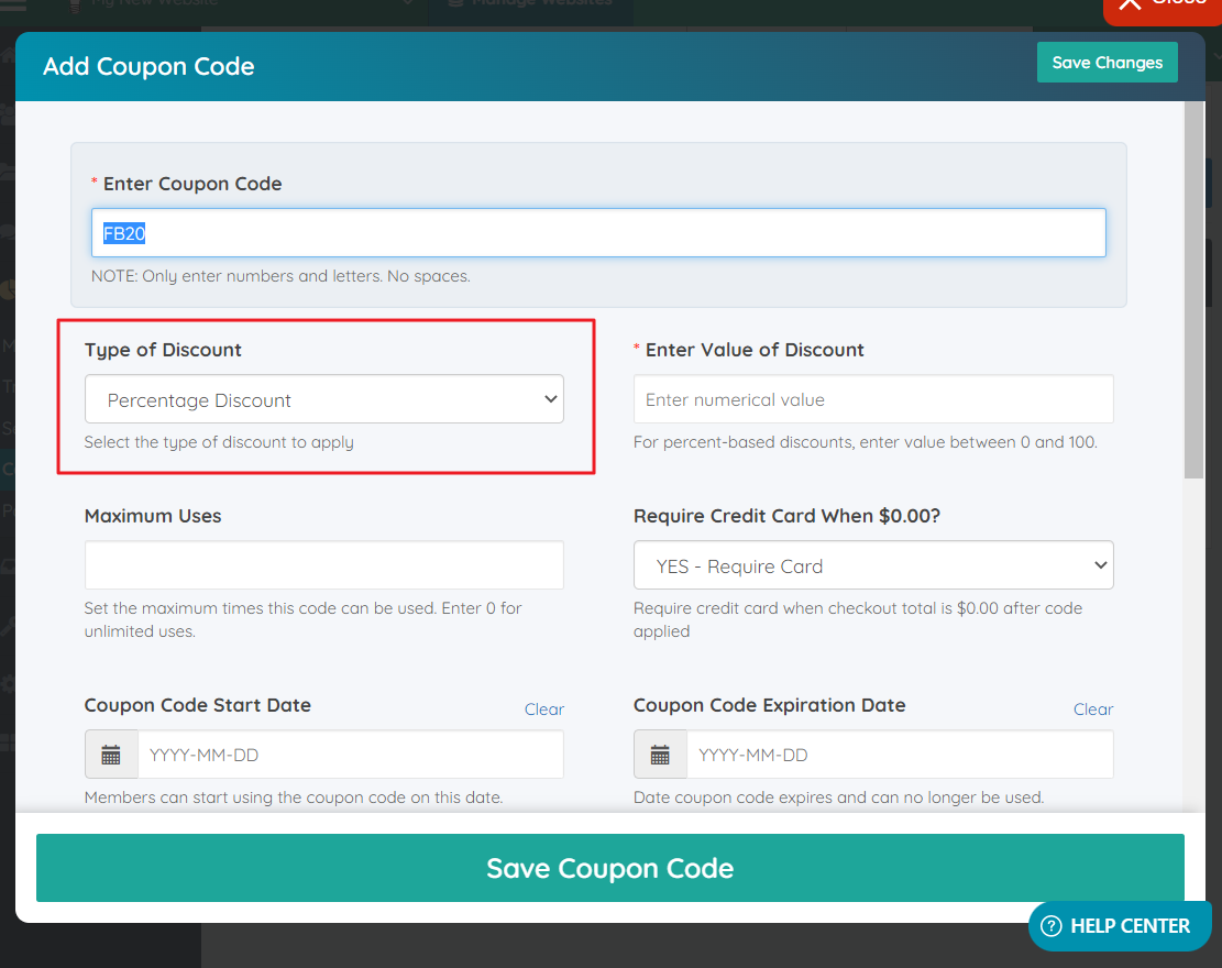 Easy Coupon Codes Brilliant Directories Documentation BD Support