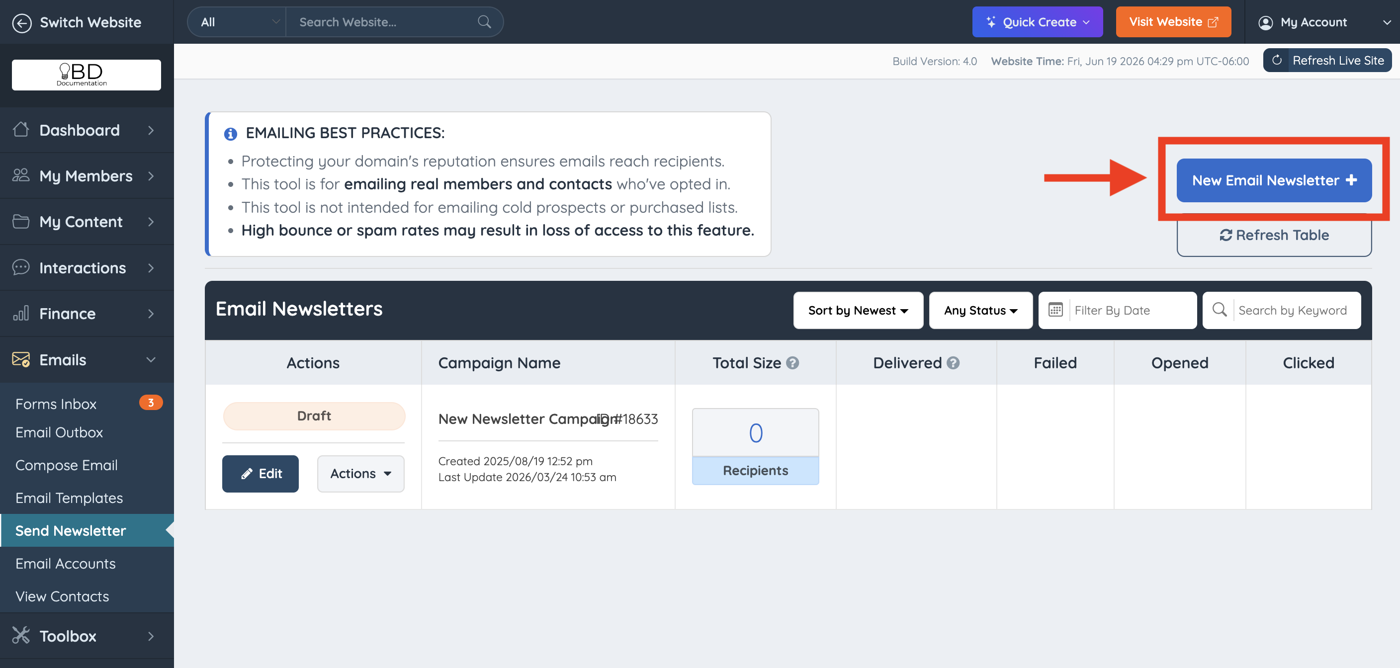 How To Create A Newsletter Template | Brilliant Directories ...