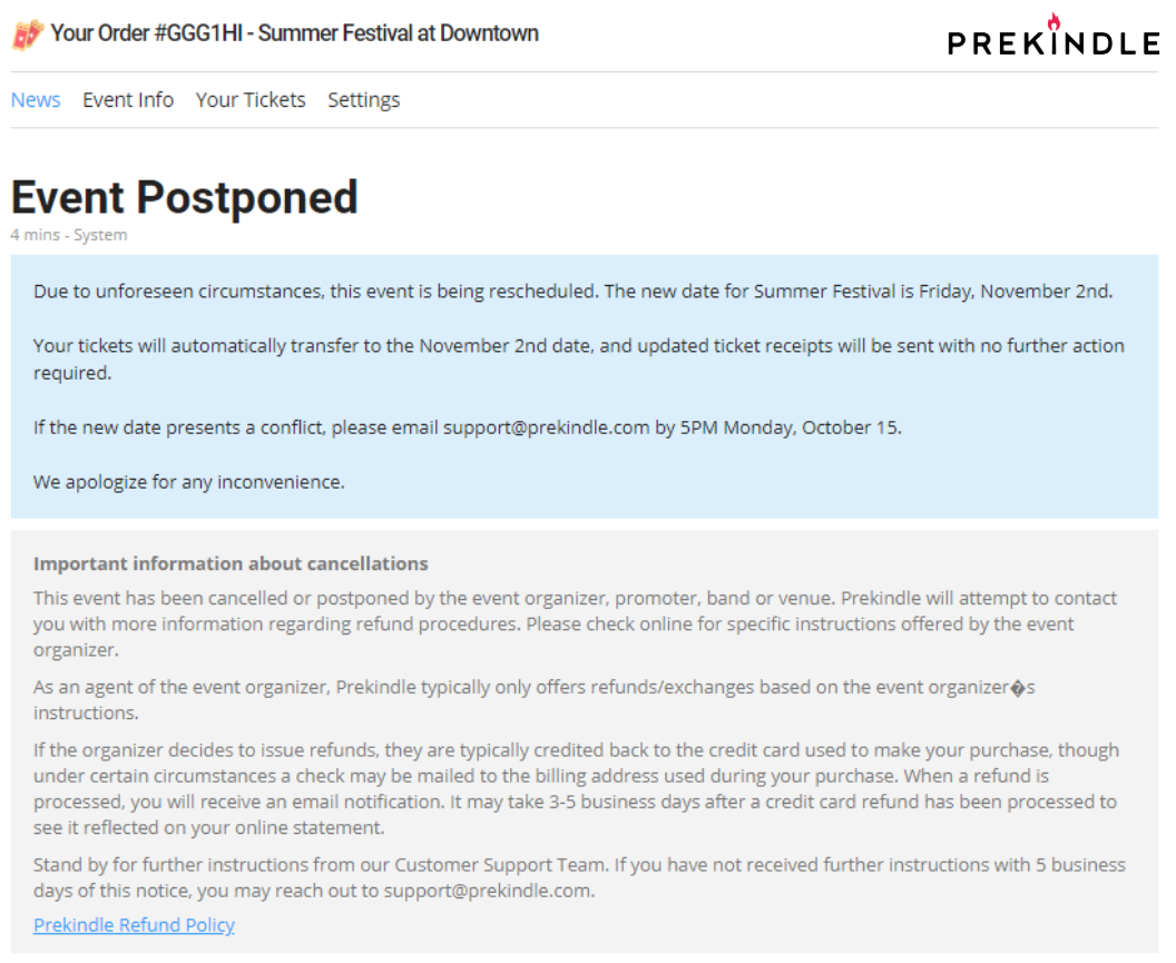 Postponed