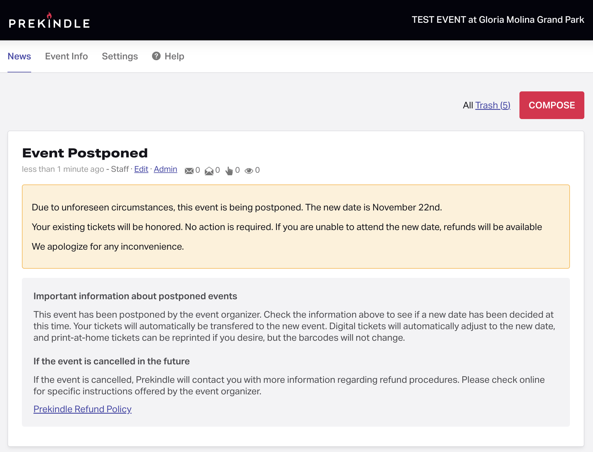 Postponed