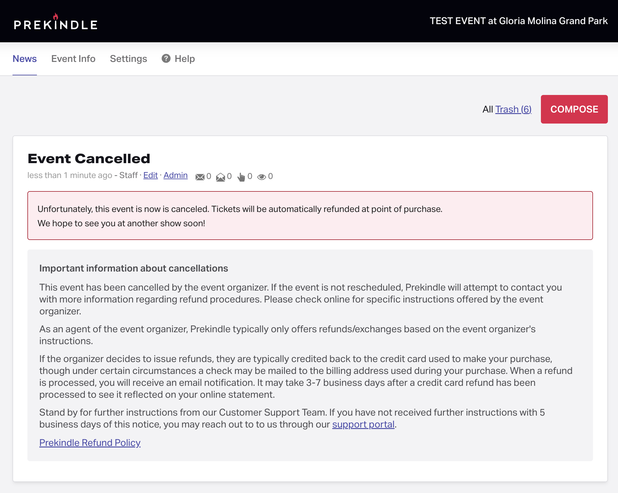 Cancelled