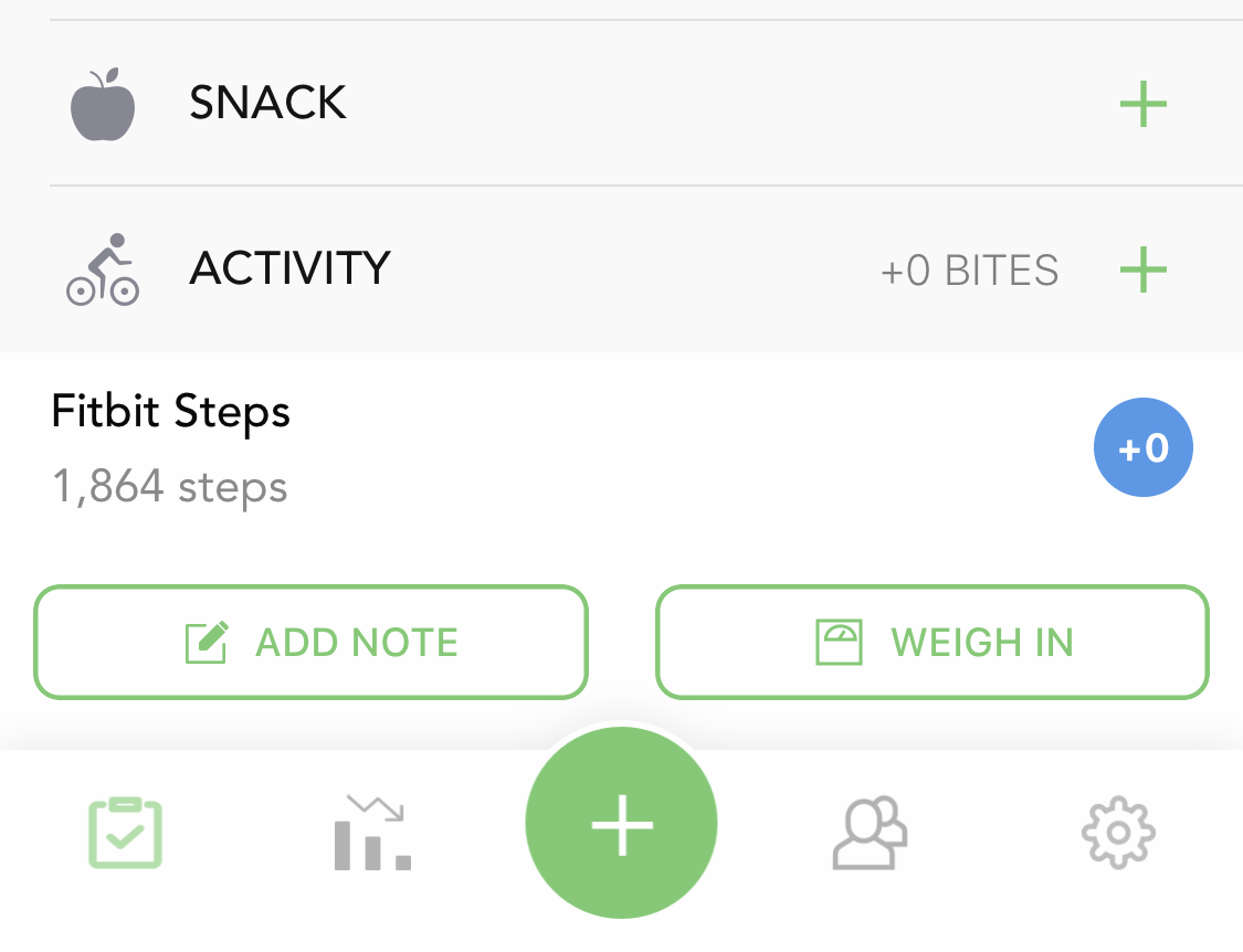 adding steps to fitbit