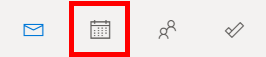 Image of Outlook Calendar Button