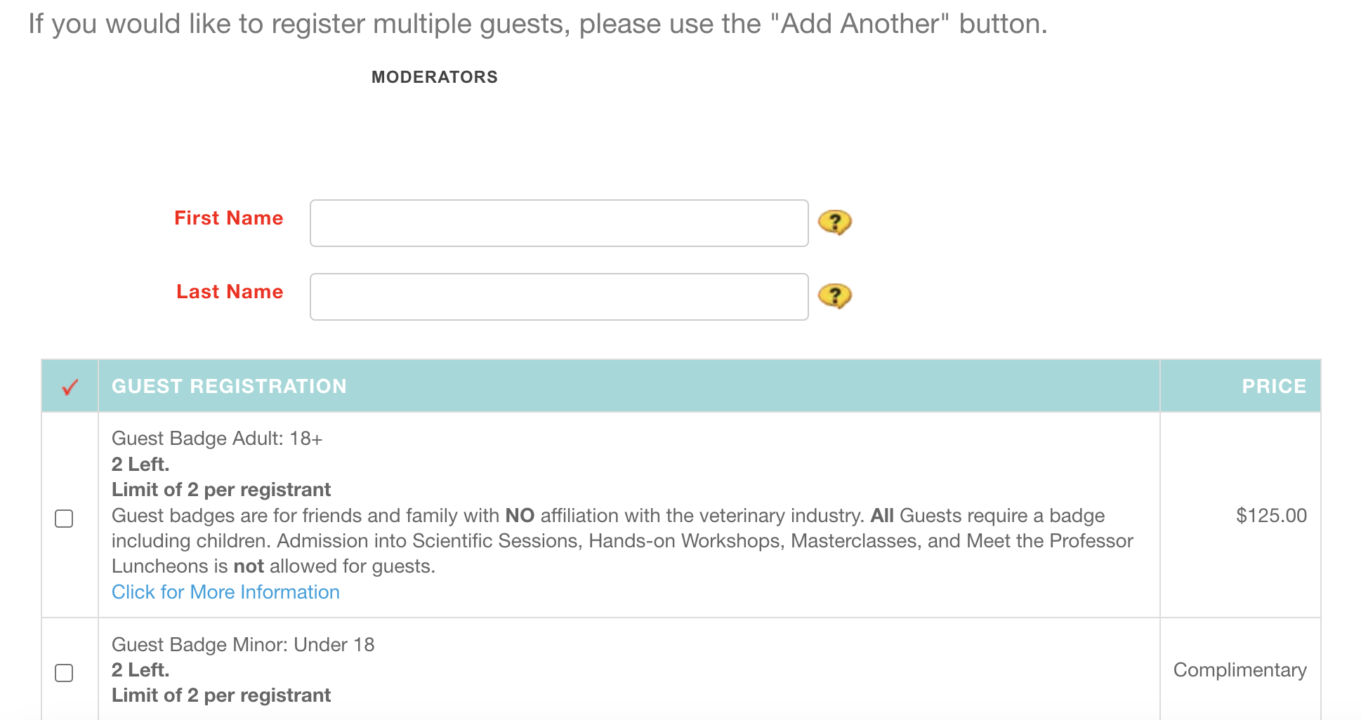 Can I bring a guest to VMX?