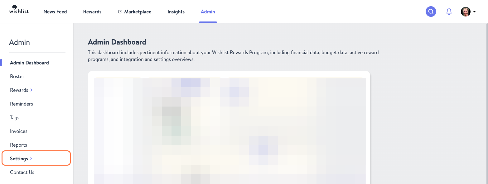 Click on Admin Dashboard…