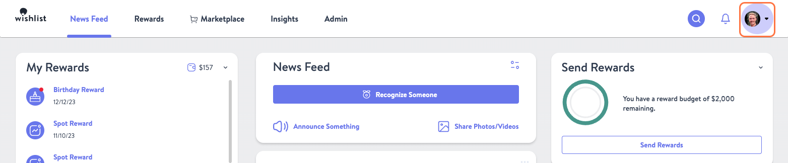 Click on arrow_drop_down