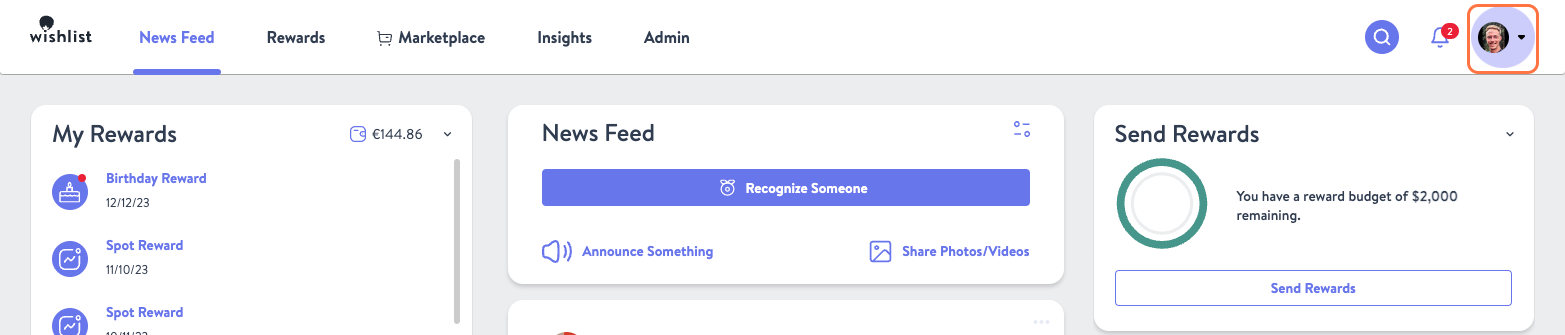Click on arrow_drop_down