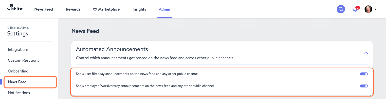 Click on Automated Announcements…