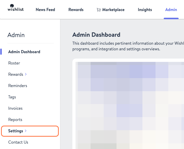 Click on Admin Dashboard…