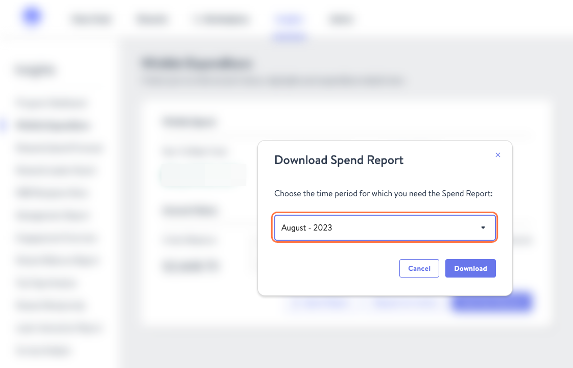 Click on August - 2023