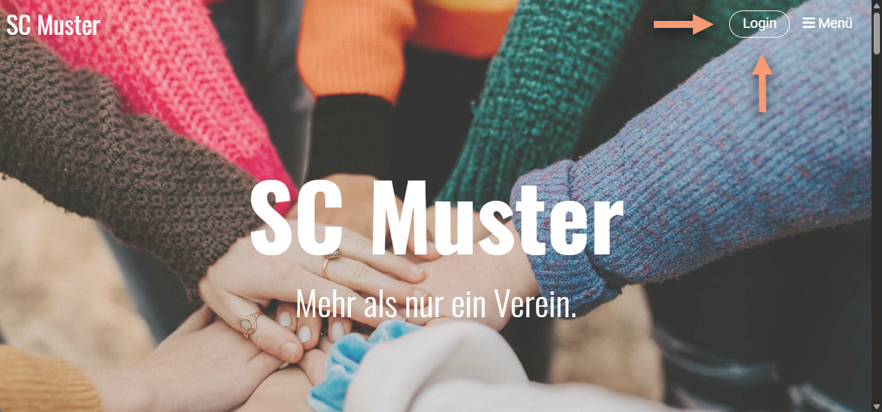 auf Login Button klicken