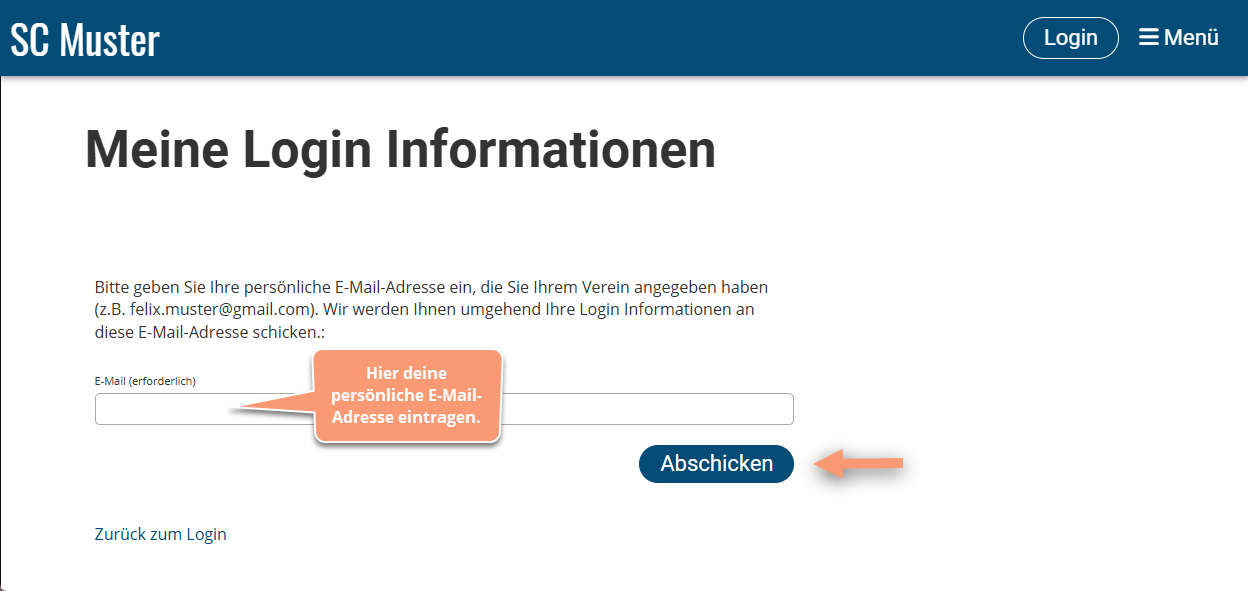 Private E-Mail-Adresse