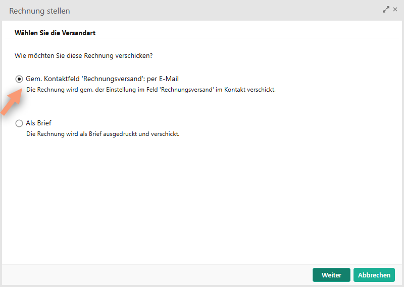 Gemäss Kontaktfeld (per Email)