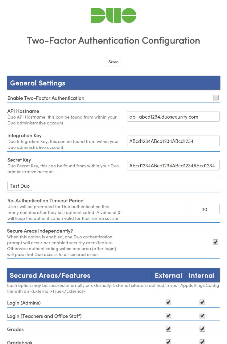 Duo 2-Factor Authentication in Aeries : Aeries Software