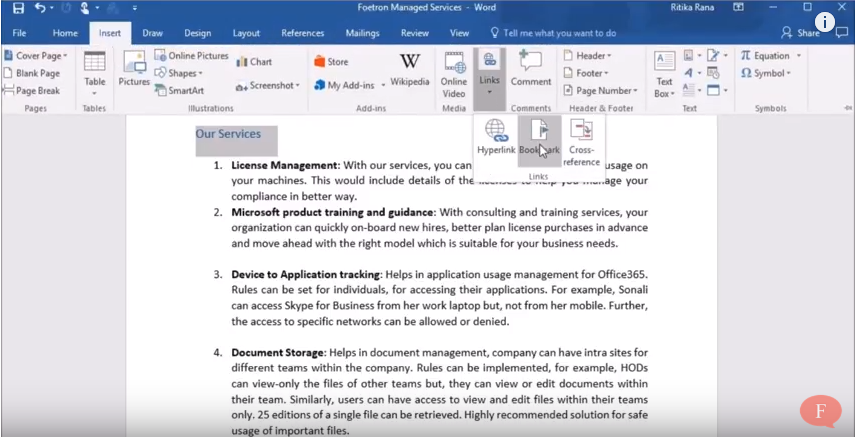 bookmark-feature-in-microsoft-word-technology-support-services