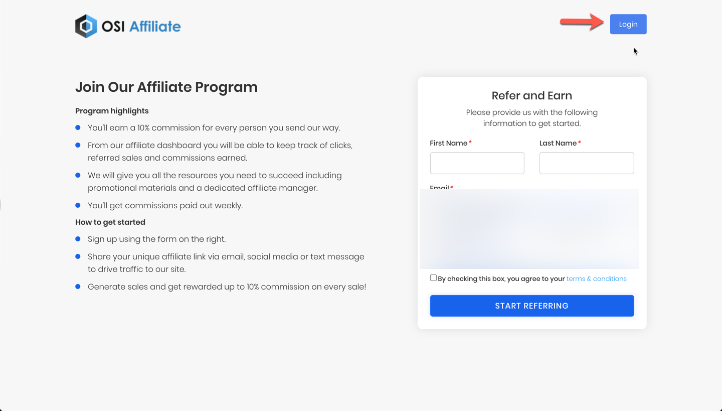 How to modify your affiliate profile information OSI Affiliate Support