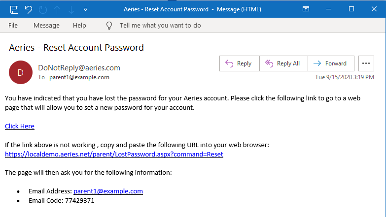 Managing Parent Student Portal Accounts Aeries Software