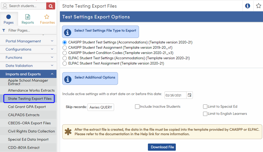 Aeries parent portal sbcusd image