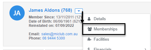 Change Group - during the membership year : MiMembership