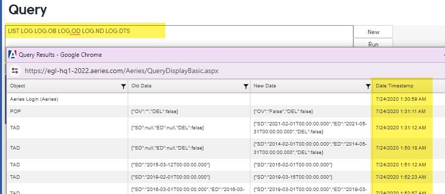 How to View the Date & Time From an Aeries Query in Excel? : Aeries ...