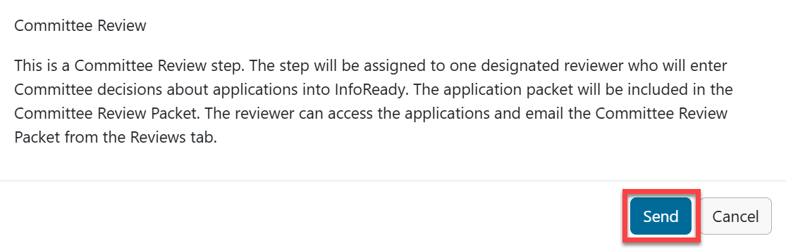 Committee Review instructions