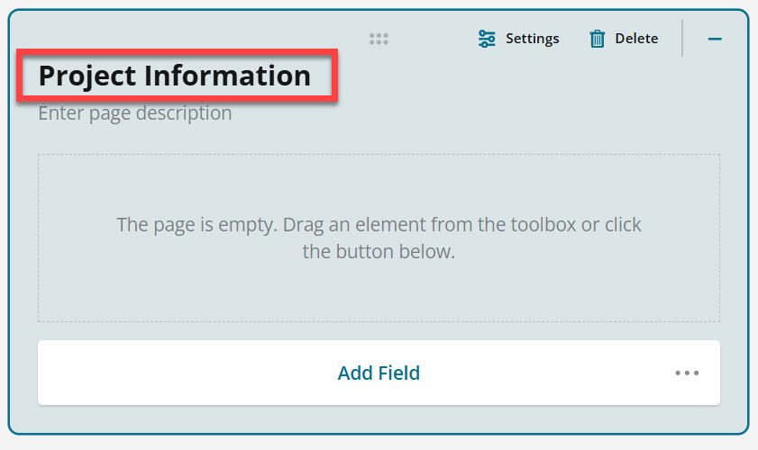 Administrator view of custom page title