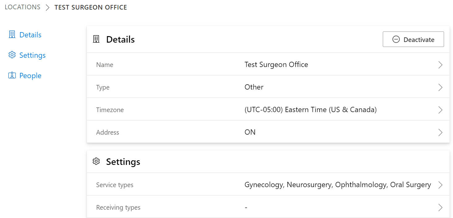 A screenshot of a medical form  Description automatically generated