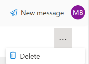 A screenshot of a message Description automatically generated