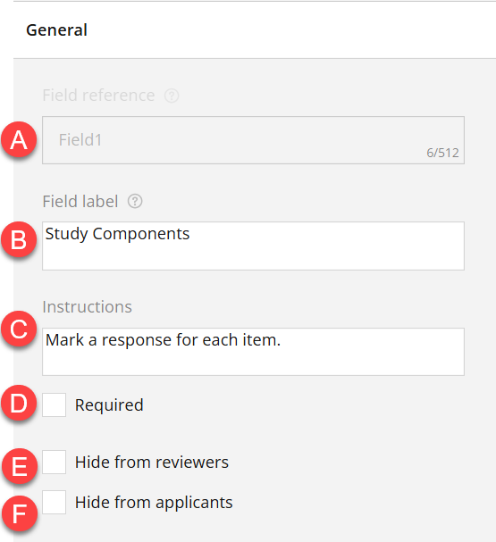 Admin view of General Setting panel