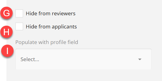 Admin view of General panel (continued)
