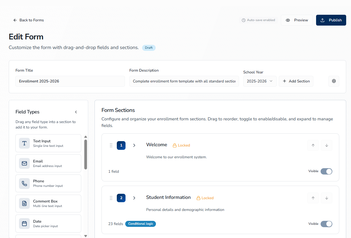 Edit Form Modal