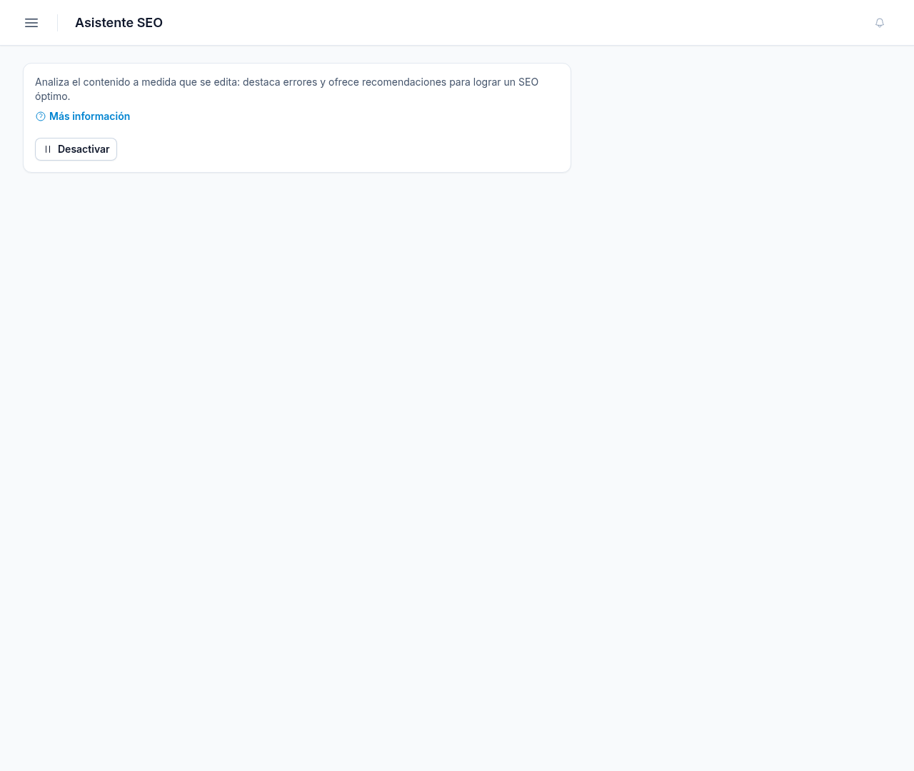 Complemento Asistente SEO